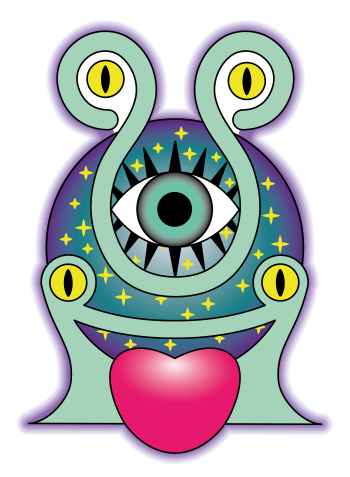 The Crystal Frog sticker