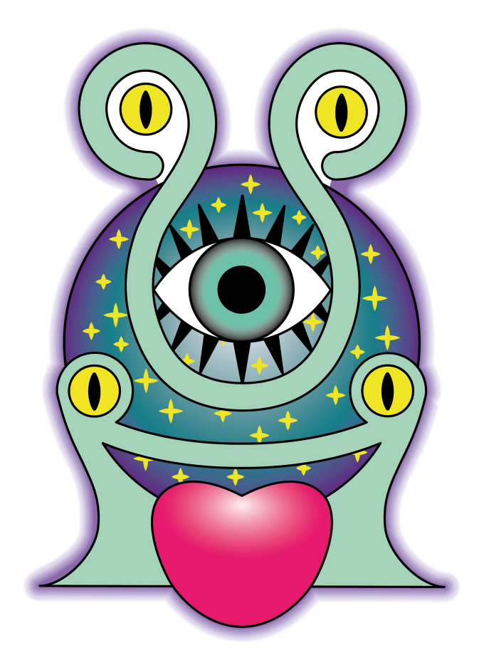 The Crystal Frog sticker
